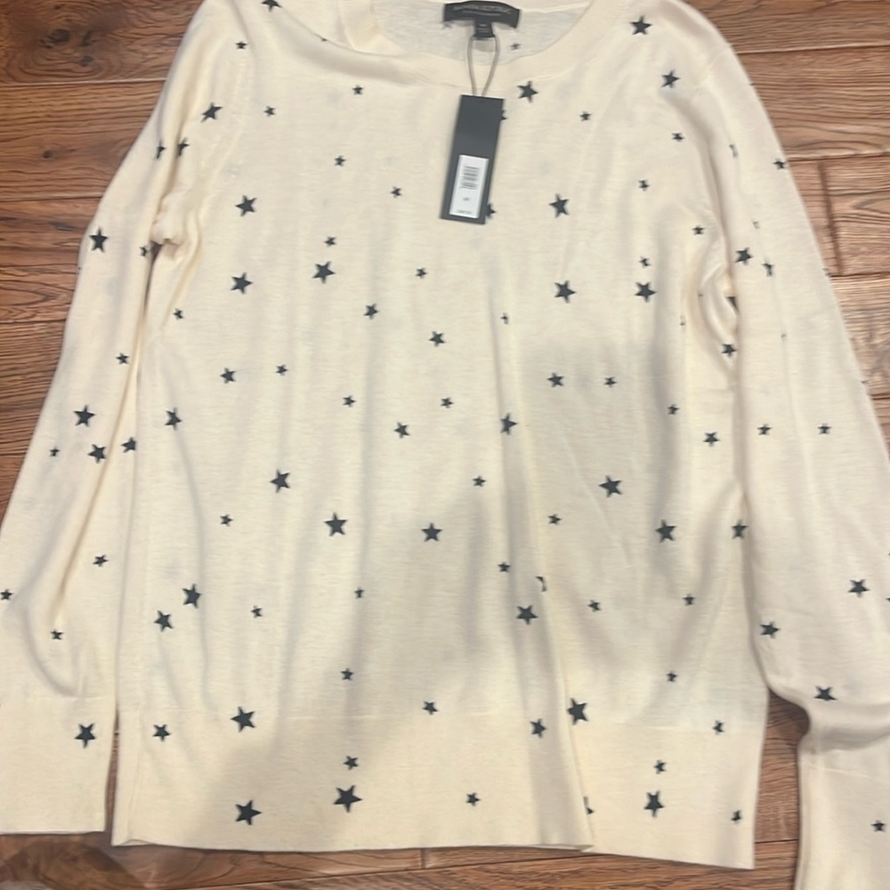 NWT Banana Republic Silk Cashmere Seater Size Medium